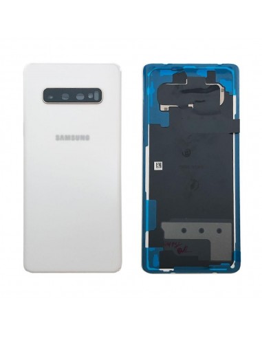 Tapa trasera Samsung Galaxy S10 plus G975  blanca Ceramica Original