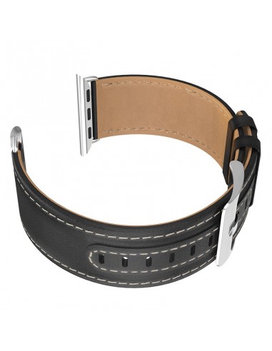 HOCO Pulsera WB04 Duke cuero negro Apple Watch Series1/2/3/4/5(40mm)